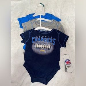 Los Angeles Chargers onesies